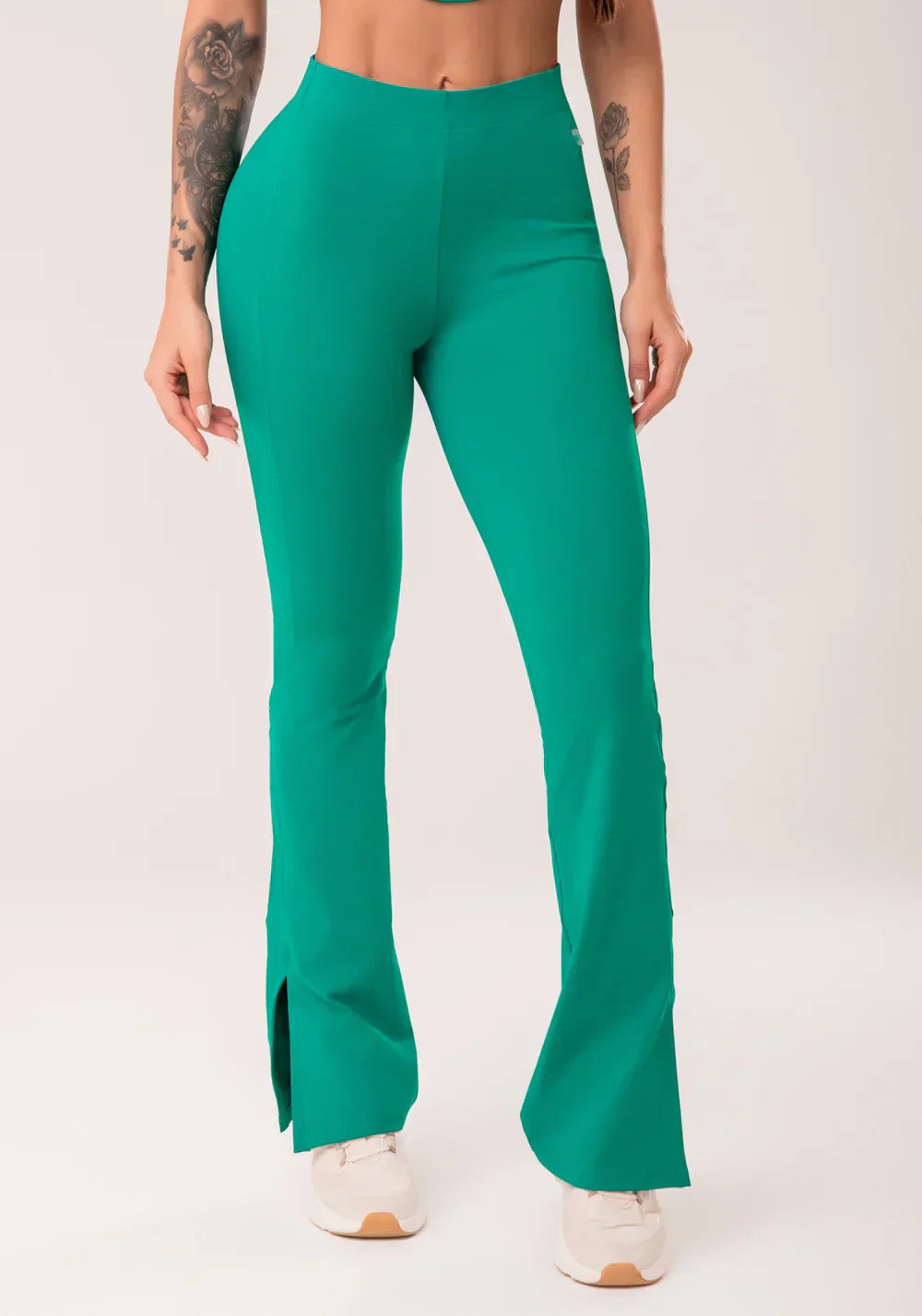 Conjunto Legging + Top corselet feminino verde harmony